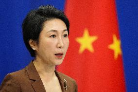 Chinese Foreign Ministry spokeswoman