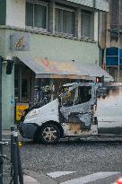 A Van Carrying Cash Attacked - Grenoble