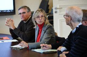 Agnes Pannier-Runacher Visits Coulommiers After Storm Kirk