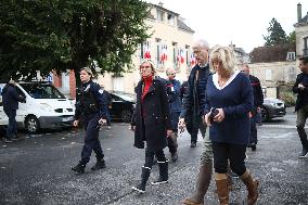 Agnes Pannier-Runacher Visits Coulommiers After Storm Kirk