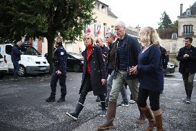 Agnes Pannier-Runacher Visits Coulommiers After Storm Kirk