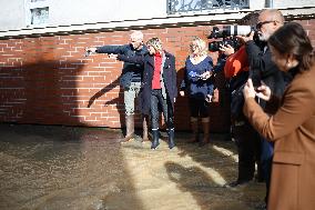 Agnes Pannier-Runacher Visits Coulommiers After Storm Kirk