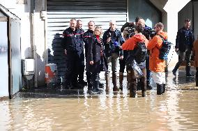 Agnes Pannier-Runacher Visits Coulommiers After Storm Kirk