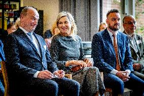 Queen Maxima At A Meeting - Arnhem