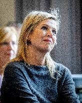 Queen Maxima At A Meeting - Arnhem