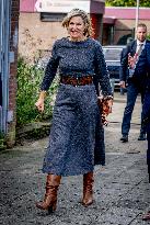 Queen Maxima At A Meeting - Arnhem