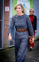 Queen Maxima At A Meeting - Arnhem