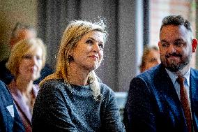 Queen Maxima At A Meeting - Arnhem