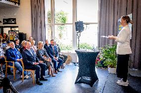 Queen Maxima At A Meeting - Arnhem