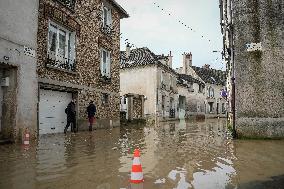 Heavy Flooding After Storm Kirk - Seine-Et-Marne