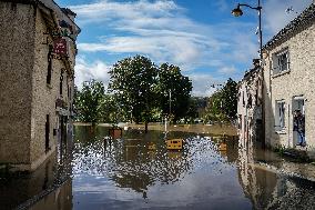 Heavy Flooding After Storm Kirk - Seine-Et-Marne