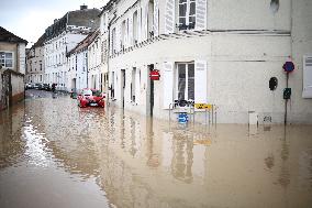 Heavy Flooding After Storm Kirk - Coulommiers