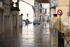 Heavy Flooding After Storm Kirk - Coulommiers