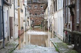 Heavy Flooding After Storm Kirk - Coulommiers