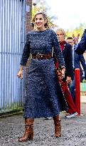 Queen Maxima At A Meeting - Arnhem