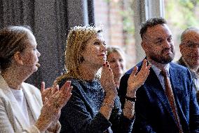 Queen Maxima At A Meeting - Arnhem