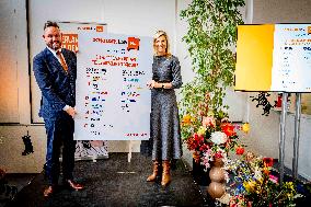 Queen Maxima At A Meeting - Arnhem