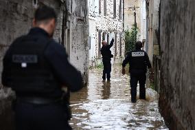 Heavy Flooding After Storm Kirk - Coulommiers