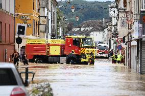 Heavy Flooding After Storm Kirk - Coulommiers