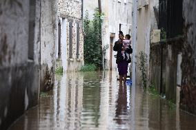 Heavy Flooding After Storm Kirk - Coulommiers