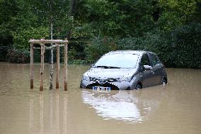 Heavy Flooding After Storm Kirk - Coulommiers