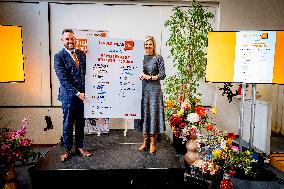 Queen Maxima At A Meeting - Arnhem