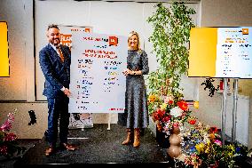 Queen Maxima At A Meeting - Arnhem