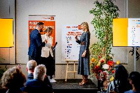 Queen Maxima At A Meeting - Arnhem