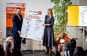 Queen Maxima At A Meeting - Arnhem