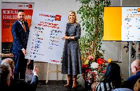 Queen Maxima At A Meeting - Arnhem