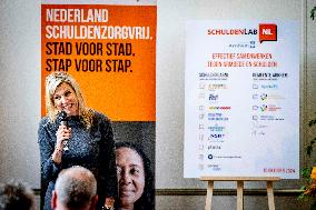 Queen Maxima At A Meeting - Arnhem