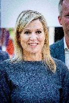 Queen Maxima At A Meeting - Arnhem