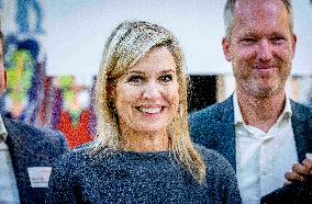 Queen Maxima At A Meeting - Arnhem