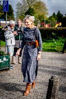 Queen Maxima At A Meeting - Arnhem