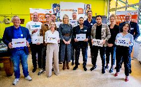 Queen Maxima At A Meeting - Arnhem