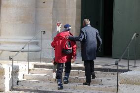 Michel Blanc Funeral - Paris