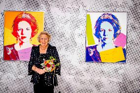 Princess Beatrix Attends 'Queens by Andy Warhol' Exhibition - Apeldoorn Princess Beatrix Attends 'Queens by Andy Warhol' Exhibit