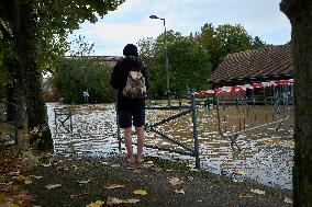 Heavy Flooding After Storm Kirk - Essonne