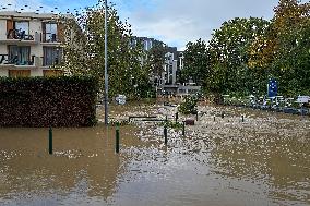 Heavy Flooding After Storm Kirk - Essonne