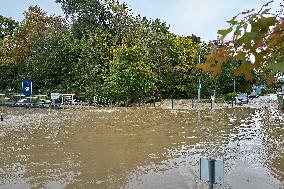 Heavy Flooding After Storm Kirk - Essonne