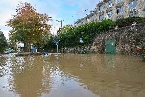 Heavy Flooding After Storm Kirk - Essonne