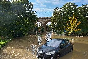 Heavy Flooding After Storm Kirk - Essonne