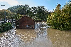 Heavy Flooding After Storm Kirk - Essonne