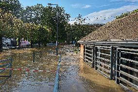 Heavy Flooding After Storm Kirk - Essonne