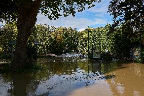 Heavy Flooding After Storm Kirk - Essonne