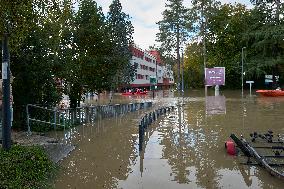 Heavy Flooding After Storm Kirk - Essonne