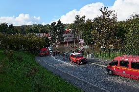 Heavy Flooding After Storm Kirk - Essonne