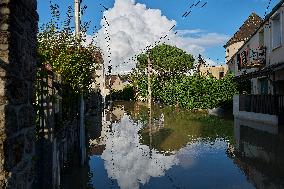 Heavy Flooding After Storm Kirk - Essonne