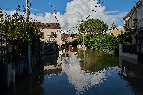 Heavy Flooding After Storm Kirk - Essonne