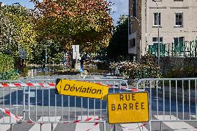 Heavy Flooding After Storm Kirk - Essonne